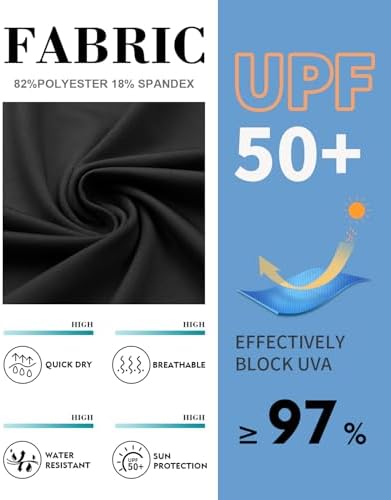 WOWENY Women's Modest Ruched Tankini Top - UPF 50+ Swimwear for Active Summer Days - Stylish & Comfortable Swimsuit Top