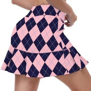 WOWENY Women's Athletic Skorts - High Waist Tennis & Golf Skirts with Pockets for Casual Workouts & Running - Perfect fo