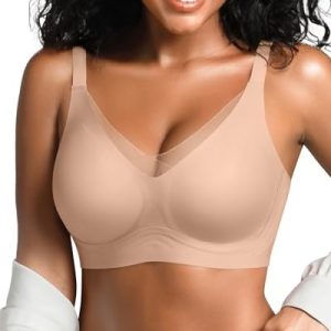 DEANGELMON Seamless Bras for Women + Comfortable + Adult Women + Everyday Wear + No Underwire Support + T-Shirt Style +