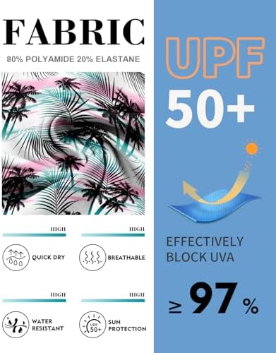 WOWENY Women's Modest Ruched Tankini Top - UPF 50+ Swimwear for Active Summer Days - Stylish & Comfortable Swimsuit Top